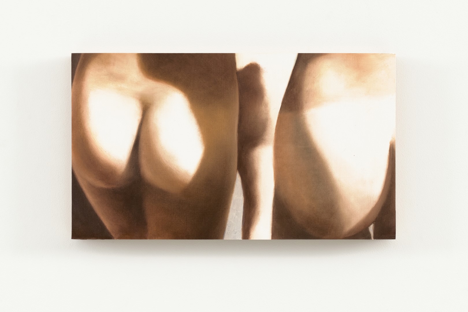 Nightswimming 5 (2025), 18.5 x 26.5 cm, oil on paper on panel